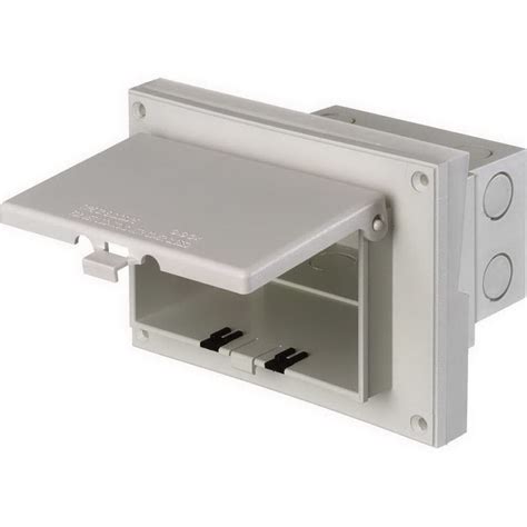 low profile electrical outlet box|low profile single gang box.